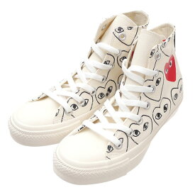 【月間優良ショップ7度受賞】 新品 プレイ コムデギャルソン PLAY COMME des GARCONS x コンバース CONVERSE ALL STAR HI PCDG オールスター スニーカー WHITE ホワイト 白 メンズ レディース ETN122