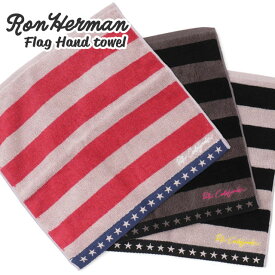 【月間優良ショップ7度受賞】 新品 ロンハーマン Ron Herman Flag Hand towel 星条旗 ハンド タオル メンズ レディース