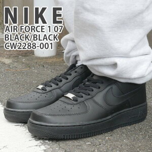 yԗDǃVbv8x܁z Vi iCL NIKE AIR FORCE 1 07 GAtH[X1 BLACK/BLACK ubN  CW2288-001 Y AF1 [Jbg