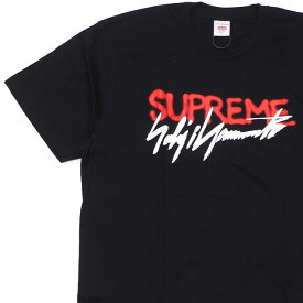 【月間優良ショップ7度受賞】 新品 シュプリーム SUPREME x ヨウジヤマモト Yohji Yamamoto Logo Tee Tシャツ BLACK ブラック 黒 メンズ