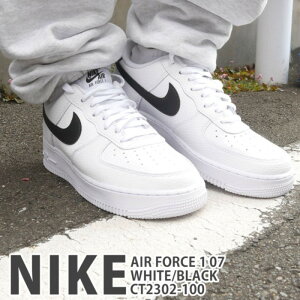 yԗDǃVbv 8x܁z Vi iCL NIKE AIR FORCE 1 '07 GAtH[X1 WHITE/BLACK CT2302-100 Y AF1 [Jbg ETT103002