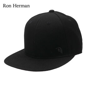 【月間優良ショップ7度受賞】 新品 ロンハーマン Ron Herman Twill Logo Cap キャップ BLACK ブラック 黒 メンズ レディース