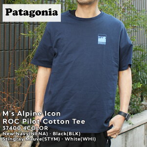 yԗDǃVbv 8x܁z Vi p^SjA Patagonia M's Alpine Icon ROC Pilot Cotton Tee ApC ACR ROC pCbg TVc 37400 Y fB[X AEghA Lv V