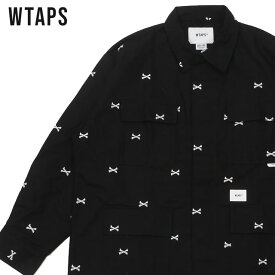 【数量限定特別価格】 新品 ダブルタップス WTAPS JUNGLE 01 LS 長袖シャツ シャツジャケット BLACK ブラック 黒 メンズ 新作 221WVDT-SHM02 (W)TAPS