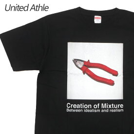 【月間優良ショップ7度受賞】 新品 ユナイテッドアスレ UnitedAthle x Shusaku Takaoka 高岡周策 6.2oz. Premium T-shirt /FISH Tシャツ BLACK ブラック 黒 メンズ 新作