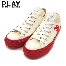 【月間優良ショップ7度受賞】 新品 プレイ コムデギャルソン PLAY COMME des GARCONS x コンバース CONVERSE ALL STAR OX PCDG オールスター スニーカー WHITE ホワイト 白 メンズ レディース 新作 ETN122