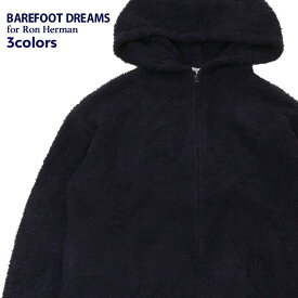 【数量限定特別価格】 新品 ベアフットドリームス ロンハーマン BAREFOOT DREAMS for Ron Herman RH Logo Cozychic Zip Hoodie パーカー メンズ レディース 新作