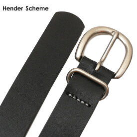 【月間優良ショップ7度受賞】 新品 エンダースキーマ Hender Scheme Tanning Belt タンニング レザー ベルト BLACK ブラック 黒 メンズ レディース 新作