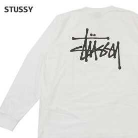 【月間優良ショップ7度受賞】 新品 ステューシー STUSSY BASIC STUSSY LS TEE 長袖Tシャツ WHITE ホワイト 白 メンズ