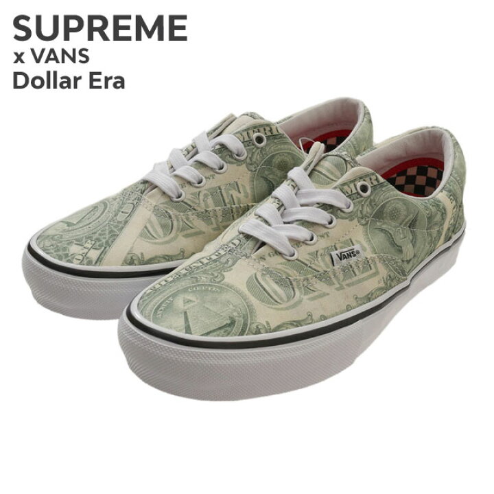 Supreme, Shoes, Supreme Vans Dollar Era