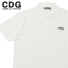 【月間優良ショップ7度受賞】 新品 シーディージー CDG コムデギャルソン COMME des GARCONS PATCH POLO SHIRT ポロシャツ WHITE ホワイト 新作 プレゼント ギフト お祝い 贈り物 ETN121