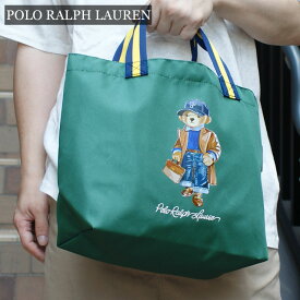 【月間優良ショップ7度受賞】 新品 ポロ ラルフローレン POLO RALPH LAUREN Shopping Tote トートバッグ GREEN グリーン メンズ レディース