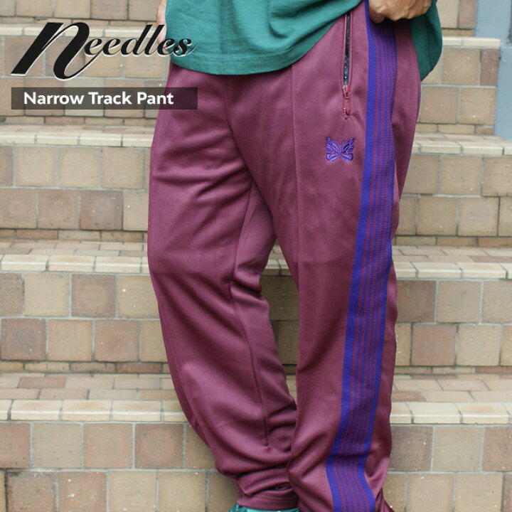 楽天市場】新品 ニードルズ NEEDLES Narrow Track Pant Poly Smooth  