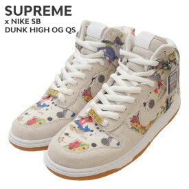 【月間優良ショップ7度受賞】 新品 ナイキ エスビー NIKE SB x シュプリーム SUPREME DUNK HIGH OG QS ダンク ハイ メンズ FD8779-100 新作 Rammellzee ラメルジー