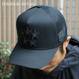 【月間優良ショップ7度受賞】 新品 ヨシノリコタケ YOSHINORI KOTAKE x バーニーズ ニューヨーク BARNEYS NEWYORK BLACK LINE FIVE STAR LOGO MESH CAP キャップ メンズ 新作 エンブレム ゴルフキャップ スポーツ ETBN-9