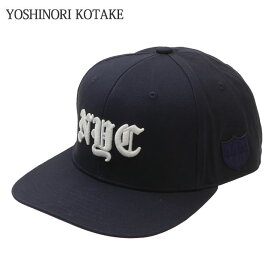 【月間優良ショップ7度受賞】 新品 ヨシノリコタケ YOSHINORI KOTAKE NYC LOGO CAP キャップ 新作 エンブレム ゴルフキャップ スポーツ ETS044