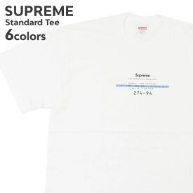 【月間優良ショップ7度受賞】 新品 シュプリーム SUPREME 24SS Standard Tee スタンダード Tシャツ メンズ レディース 2024SS 新作 ストリート スケート スケーター ETI003