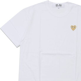 【月間優良ショップ7度受賞】 新品 プレイ コムデギャルソン PLAY COMME des GARCONS GOLD HEART ONE POINT TEE Tシャツ メンズ レディース AX-T216-051