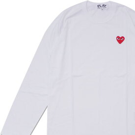 【月間優良ショップ7度受賞】 新品 プレイ コムデギャルソン PLAY COMME des GARCONS RED HEART LS TEE 長袖Tシャツ メンズ レディース ハート ロゴ AX-T118-051