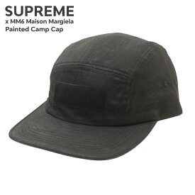 【月間優良ショップ7度受賞】 新品 シュプリーム SUPREME x メゾン マルジェラ MM6 Maison Margiela 24SS Painted Camp Cap キャンプ キャップ メンズ レディース 2024SS 新作 ストリート スケート スケーター エムエム6