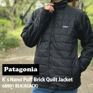yԗDǃVbv 8x܁z Vi p^SjA Patagonia K's Nano Puff Brick Quilt Jacket LbY im pt ubN Lg WPbg 68001 fB[X AEghA Lv T[t C R V