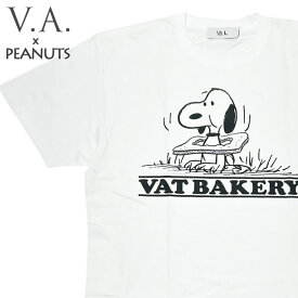 [期間限定ポイント10倍！] 新品 ヴイエー V.A. VAT BAKERY PEANUTS S/S TEE ピーナッツ Tシャツ メンズ レディース 新作 Various Artists スヌーピー ETN139