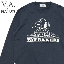 【月間優良ショップ 8度受賞】 新品 ヴイエー V.A. VAT BAKERY PEANUTS C/N SWEAT ピーナッツ クルーネック スウェット メンズ レディース 新作 Various Artists スヌーピー ETN139