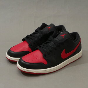 Vi iCL NIKE WMNS AIR JORDAN 1 LOW ECY GAW[_1 [ DC0774-061 BLACK/GYM RED-SAIL 28.5cm