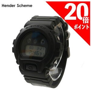 [Ԍ|Cg20{I] Vi G_[XL[} Hender Scheme x JVI CASIO G-SHOCK DW-6900 GVbN rv BLACK ubN  Y fB[X V