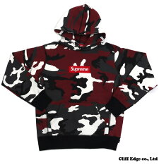 SUPREMEBoxLogoPullover(ボックスロゴスウェットパーカー)REDCAMO211-000299-049+【新品】【smtb-TD】【yokohama】