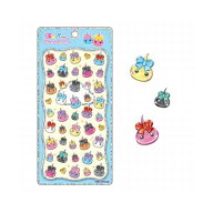 ほっぺちゃん プチドロップステッカー ぷっくり 立体 サン宝石 シール交換 手帳 デコ スマホ ノート デコ…