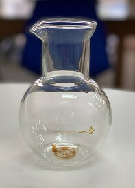 【web限定品】硝子徳利(1合）耐熱ガラス 目盛付　焼酎　父の日 プレゼント 健康管理　濃度管理　酒器　計量　かわいい　和む　敬老の日