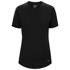 アークテリクス ラナ クルーネック Tシャツ レディース ( Black ) | ARC'TERYX Women's Lana Crew S/S