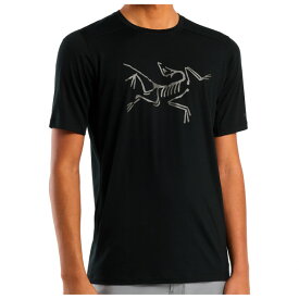 アークテリクス イオニア メリノウール ロゴ Tシャツ メンズ ( Black ) | ARC'TERYX Ionia Logo