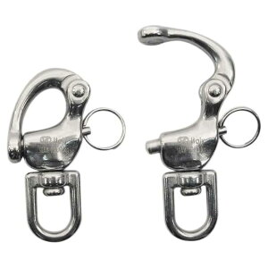 �R���O �C�^���[ �N�C�b�N �����[�X ���[�^���[ �����O �R�l�N�^�[ �X�i�b�v �t�b�N �i Silver �j | KONG ITALY Quick Release Rotary Ring Connector snap hook [t]