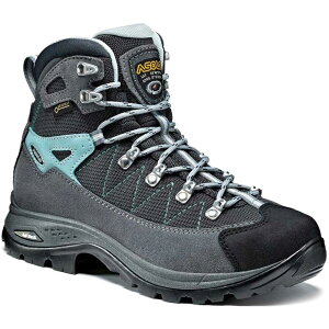 A] t@C_[ SAebNX Bu nCLO u[c fB[X i Grey / Gun Metalal / Pool j | ASOLO Finder Goretex Vibram hiking boots Women [t]