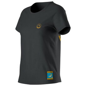 スポルティバ Climbing On The Moon Tシャツ レディース ( Carbon / Giallo ) | LA SPORTIVA Women's Climbing On The Moon