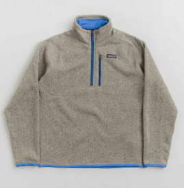 パタゴニア メンズ ベター セーター 1/4ジップ ( Oar Tan / Vessel Blue ) | PATAGONIA Better Sweater 1/4 Zip