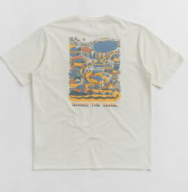 パタゴニア メンズ コモントレイル ポケット レスポンシビリティー ( Birch White ) | PATAGONIA Commontrail Pocket Responsibili-Tee