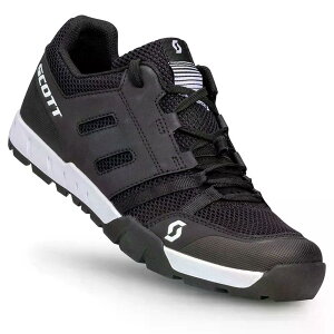 �X�R�b�g �X�|�[�c �N���[�U�[ �t���b�g ���[�X MTB �V���[�Y �i Black/White �j | SCOTT Sport Crus-R Flat Lace MTB Shoes [t]