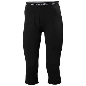 �w���[�n���Z�� ���t�@ �����m �~�b�h�E�F�C�g 49367 3/4 �x�[�X���C���[ �p���c �i Black �j | HELLY HANSEN Lifa Merino Midweight 49367 3/4 Base layer Pants [t]