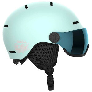 �T������ �I���J �W���j�A �o�C�U�[ �w�����b�g �i BleachedAqua �j | SALOMON Orka junior visor helmet [t]
