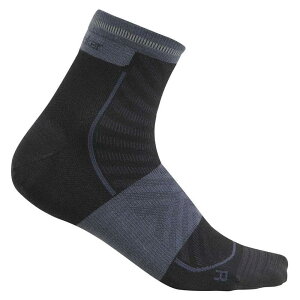 �A�C�X�u���[�J�[ �����m ����+ �E���g�����C�g �~�j �\�b�N�X �i Black / Graphite �j | ICEBREAKER Merino Run+ Ultralight Mini socks [t]
