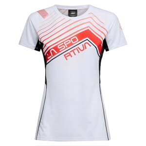 �X�|���e�B�o �E�F�[�u T�V���c ���f�B�[�X�i White / Black �j | LA SPORTIVA Women's Wave T-shirt [t]