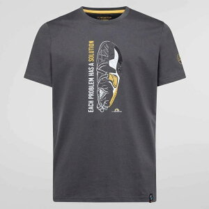 �X�|���e�B�o �\�����[�V���� T�V���c �i Carbon / Yellow �j | LA SPORTIVA Solution T-shirt [t]