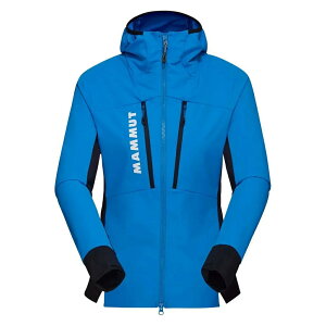 }[g GiW[ \tgVF nCubh t[fbh WPbg fB[X i Glacier Blue / Black j | MAMMUT Aenergy Softshell Hybrid jacket [t]