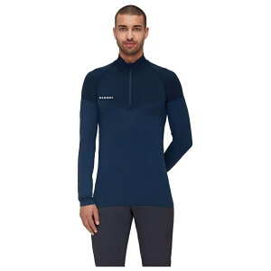 }[g gtg n[tWbv OX[u TVc Y i Marine j | MAMMUT Trift Half Zip long sleeve T-shirt [t]
