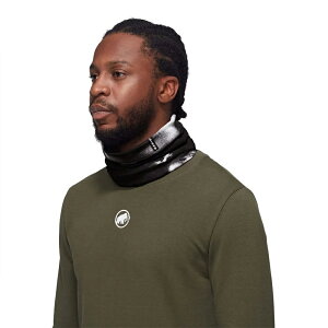 }[g t[X lbN EH[}[ Y i Black / White j | MAMMUT Fleece Neck Warmer [t]