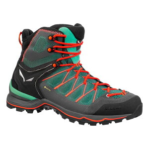 T MTN g[i[ Cg ~bh SAebNX nCLOu[c fB[X i Feld Green / Fluo Coral j | SALEWA MTN Trainer Lite Mid Goretex hiking boots [t]