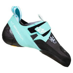 �X�|���e�B�o �X�N���} ���B�[�K�� �N���C�~���O�V���[�Y ���f�B�[�X �i Carbon / Turquoise �j | LA SPORTIVA Skwama Vegan Women Climbing Shoes [t]